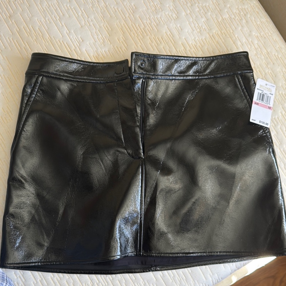 Black Leather Skirt